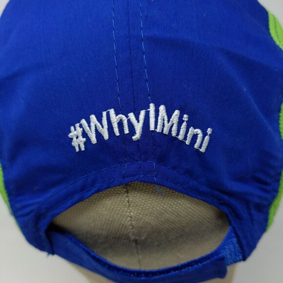 Indy 500 Festival One America Mini Marathon Blue Strapback Hat Embroidered Logo - Picture 7 of 10